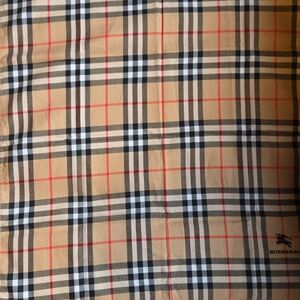 Burberry Beige and Black‎ Plaid Square 18×18"